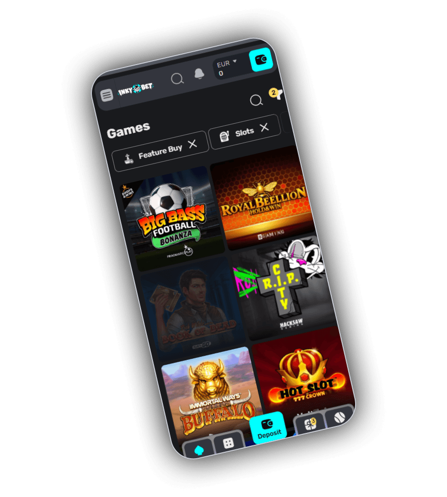Sélection de jeux InkyBet