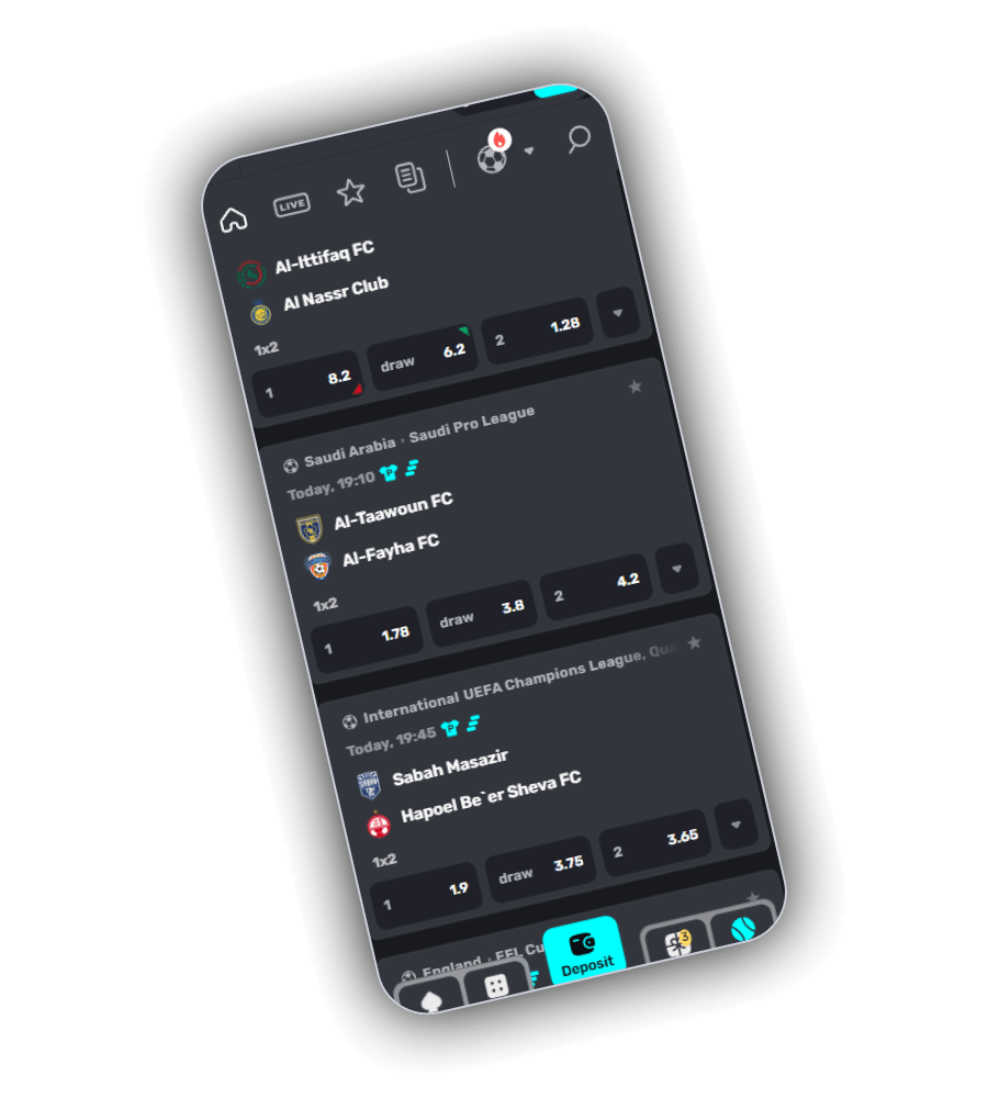 Offres de paris sportifs InkyBet